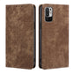 RFID Anti-theft Brush Magnetic Leather Phone Case