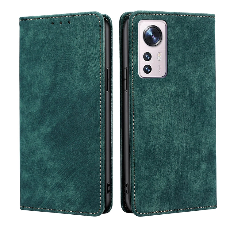 RFID Anti-theft Brush Magnetic Leather Phone Case