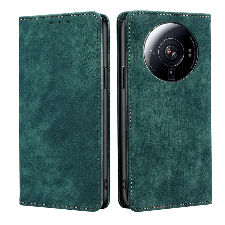 RFID Anti-theft Brush Magnetic Leather Phone Case