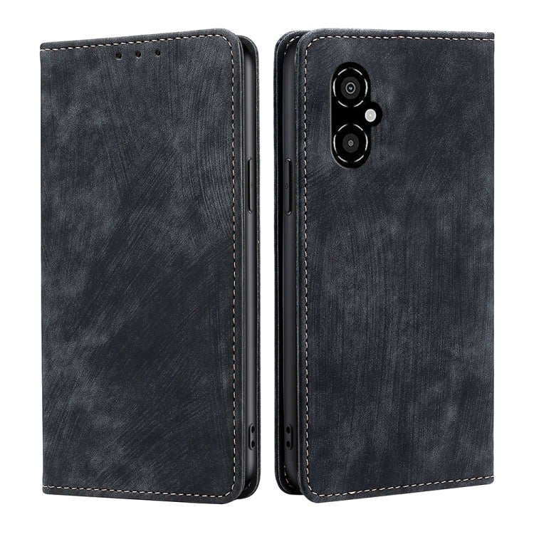 RFID Anti-theft Brush Magnetic Leather Phone Case