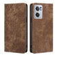 RFID Anti-theft Brush Magnetic Leather Phone Case