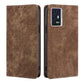 RFID Anti-theft Brush Magnetic Leather Phone Case