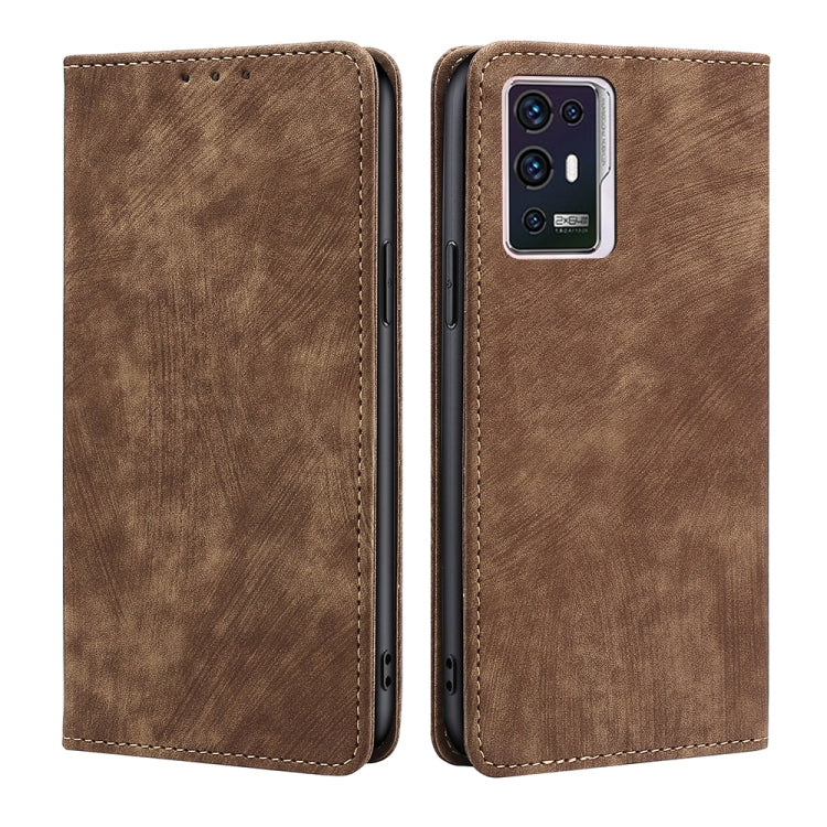 RFID Anti-theft Brush Magnetic Leather Phone Case