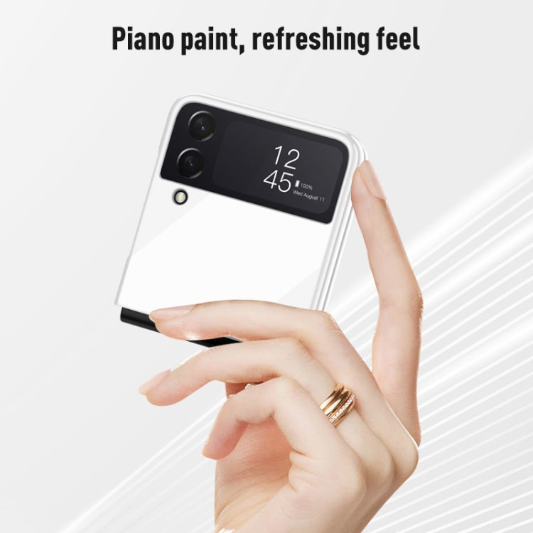 Bright Piano Paint Protective Phone Case, For Samsung Galaxy Z Flip4