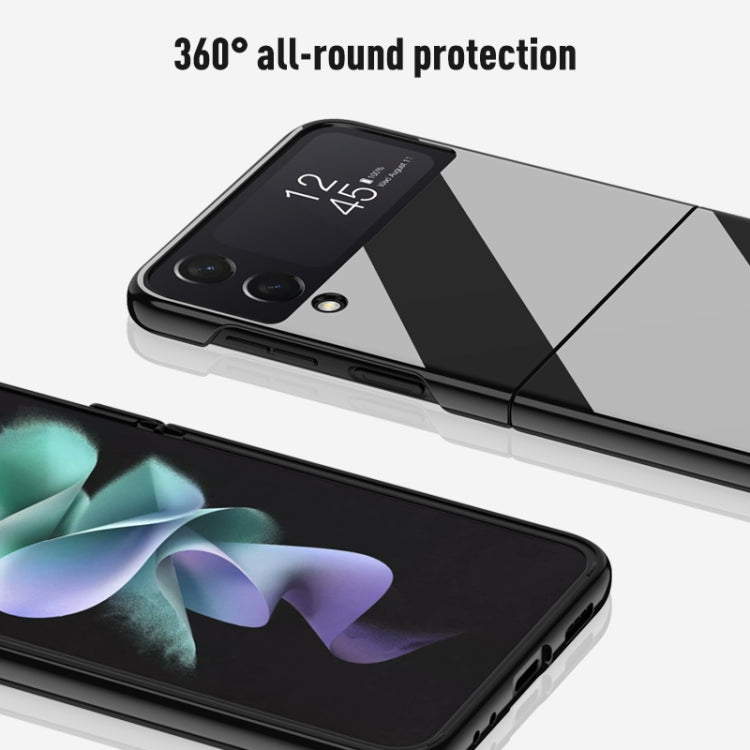 Bright Piano Paint Protective Phone Case, For Samsung Galaxy Z Flip4