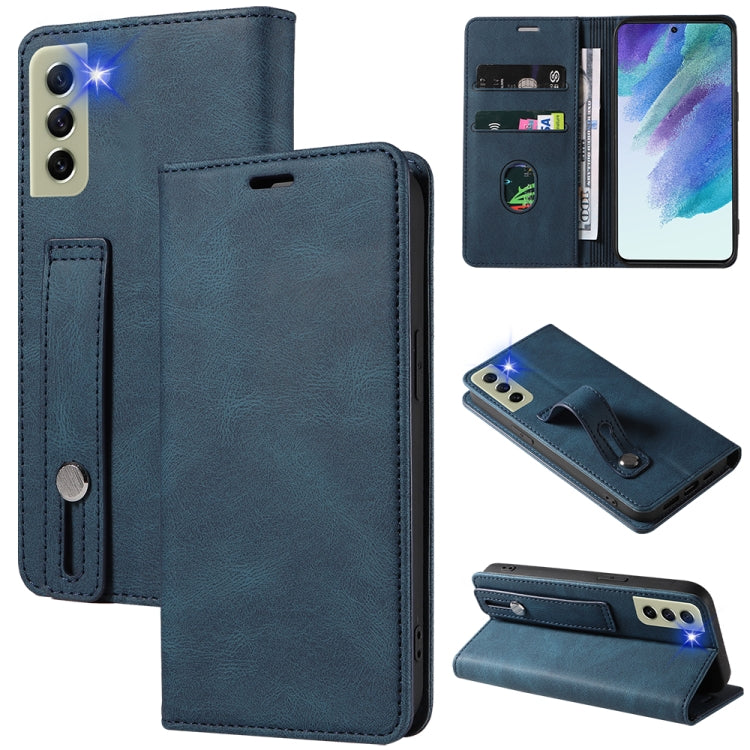 Wristband Magnetic Leather Phone Case, For OPPO Reno7 A, For Samsung Galaxy A33, For Samsung Galaxy S21 5G, For Samsung Galaxy S21 FE 5G, For Samsung Galaxy S21+ 5G, For Samsung Galaxy S21 Ultra 5G, For Samsung Galaxy S22 5G, For Samsung Galaxy S22+ 5G