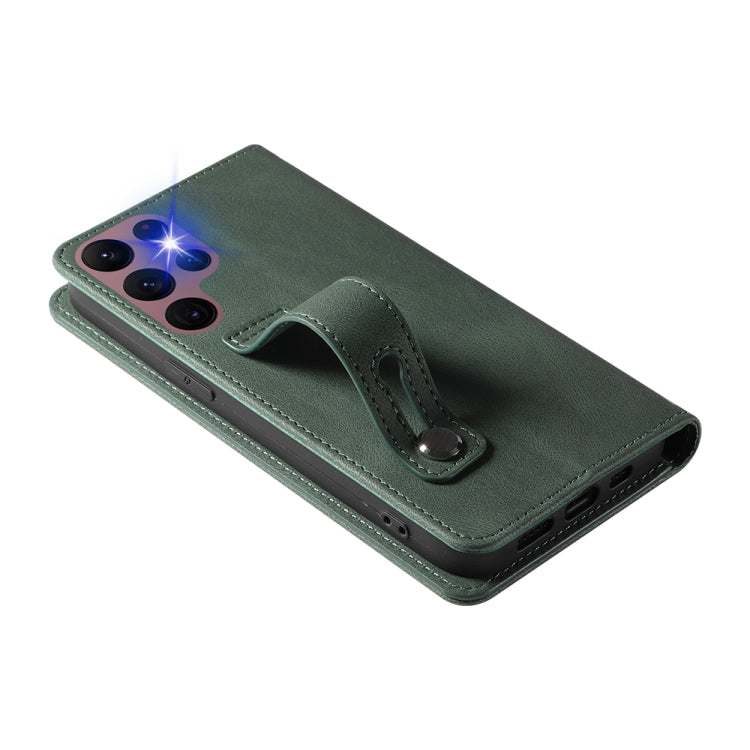 Wristband Magnetic Leather Phone Case, For Samsung Galaxy S22 Ultra 5G, For Sony Xperia 10 IV