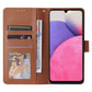 3 Card Slots Multifunctional Leather Phone Case, For Samsung Galaxy A33 5G, For Samsung Galaxy A53 5G, For Samsung Galaxy A73 5G, For Xiaomi 12 Lite, For Xiaomi 12S Ultra
