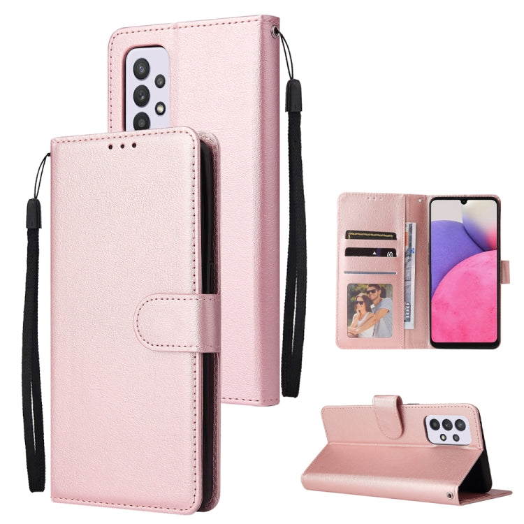 3 Card Slots Multifunctional Leather Phone Case, For Samsung Galaxy A33 5G, For Samsung Galaxy A53 5G, For Samsung Galaxy A73 5G, For Xiaomi 12 Lite, For Xiaomi 12S Ultra