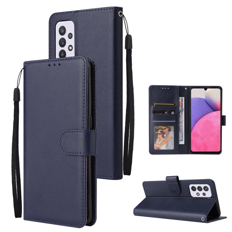 3 Card Slots Multifunctional Leather Phone Case, For Samsung Galaxy A33 5G, For Samsung Galaxy A53 5G, For Samsung Galaxy A73 5G, For Xiaomi 12 Lite, For Xiaomi 12S Ultra