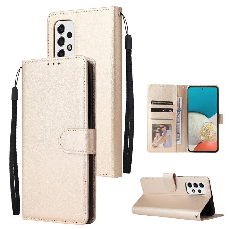 3 Card Slots Multifunctional Leather Phone Case, For Samsung Galaxy A33 5G, For Samsung Galaxy A53 5G, For Samsung Galaxy A73 5G, For Xiaomi 12 Lite, For Xiaomi 12S Ultra