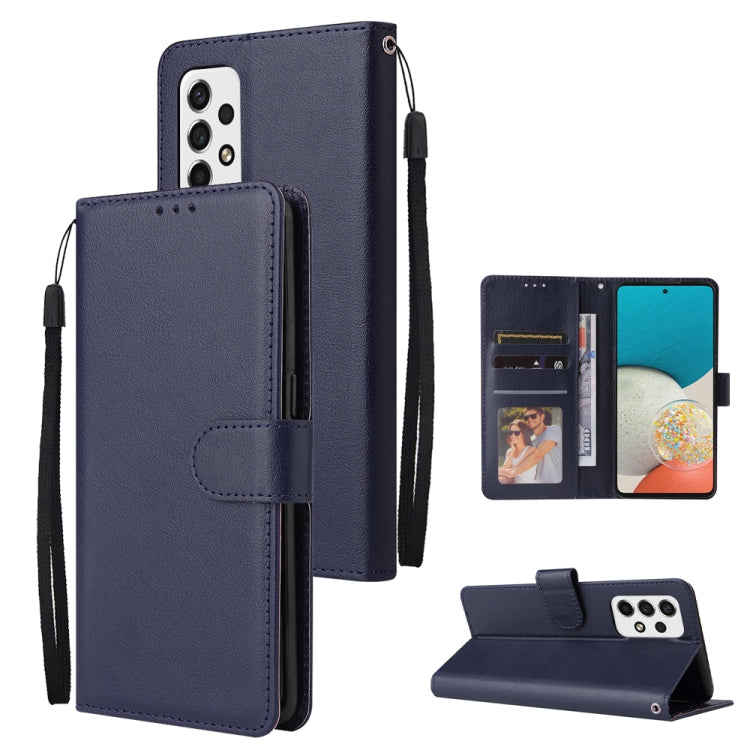 3 Card Slots Multifunctional Leather Phone Case, For Samsung Galaxy A33 5G, For Samsung Galaxy A53 5G, For Samsung Galaxy A73 5G, For Xiaomi 12 Lite, For Xiaomi 12S Ultra