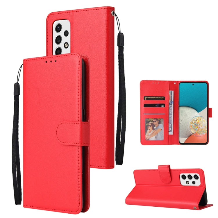 3 Card Slots Multifunctional Leather Phone Case, For Samsung Galaxy A33 5G, For Samsung Galaxy A53 5G, For Samsung Galaxy A73 5G, For Xiaomi 12 Lite, For Xiaomi 12S Ultra