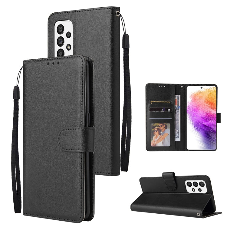 3 Card Slots Multifunctional Leather Phone Case, For Samsung Galaxy A33 5G, For Samsung Galaxy A53 5G, For Samsung Galaxy A73 5G, For Xiaomi 12 Lite, For Xiaomi 12S Ultra