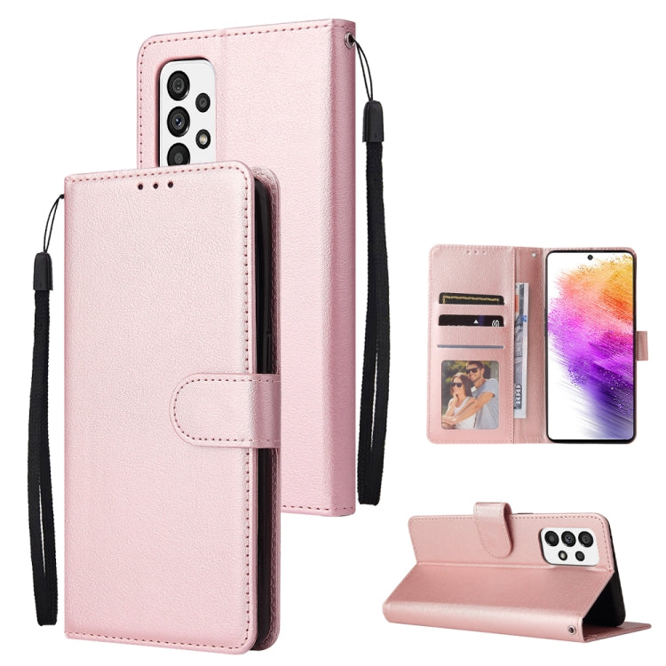3 Card Slots Multifunctional Leather Phone Case, For Samsung Galaxy A33 5G, For Samsung Galaxy A53 5G, For Samsung Galaxy A73 5G, For Xiaomi 12 Lite, For Xiaomi 12S Ultra
