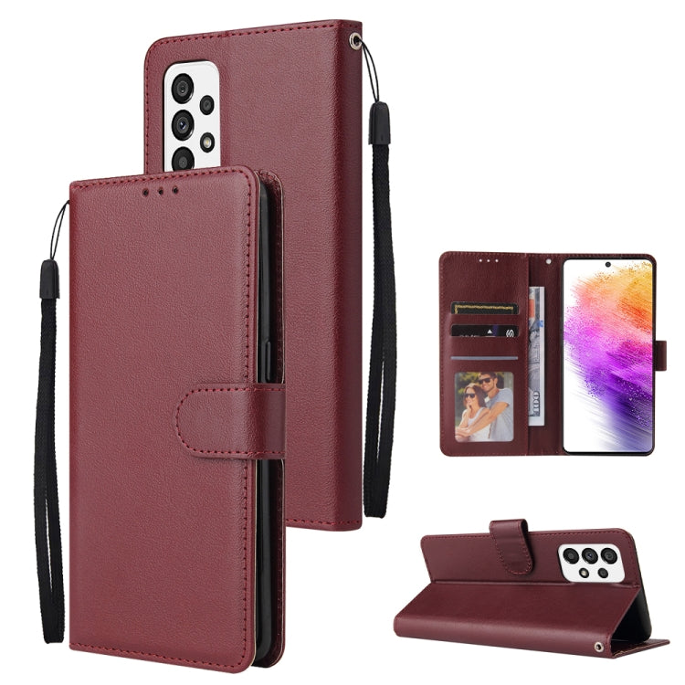 3 Card Slots Multifunctional Leather Phone Case, For Samsung Galaxy A33 5G, For Samsung Galaxy A53 5G, For Samsung Galaxy A73 5G, For Xiaomi 12 Lite, For Xiaomi 12S Ultra