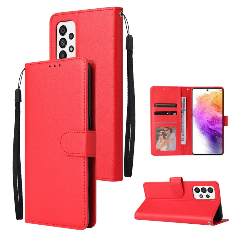 3 Card Slots Multifunctional Leather Phone Case, For Samsung Galaxy A33 5G, For Samsung Galaxy A53 5G, For Samsung Galaxy A73 5G, For Xiaomi 12 Lite, For Xiaomi 12S Ultra
