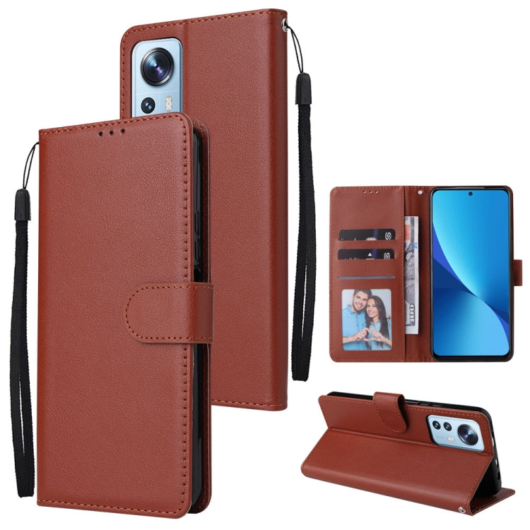 3 Card Slots Multifunctional Leather Phone Case, For Samsung Galaxy A33 5G, For Samsung Galaxy A53 5G, For Samsung Galaxy A73 5G, For Xiaomi 12 Lite, For Xiaomi 12S Ultra