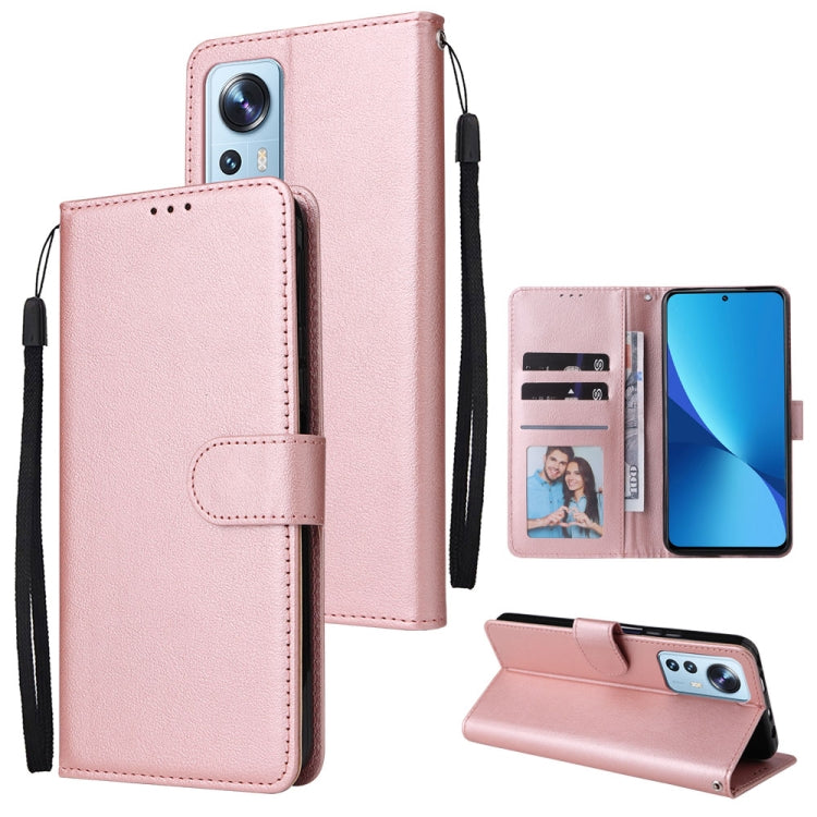 3 Card Slots Multifunctional Leather Phone Case, For Samsung Galaxy A33 5G, For Samsung Galaxy A53 5G, For Samsung Galaxy A73 5G, For Xiaomi 12 Lite, For Xiaomi 12S Ultra