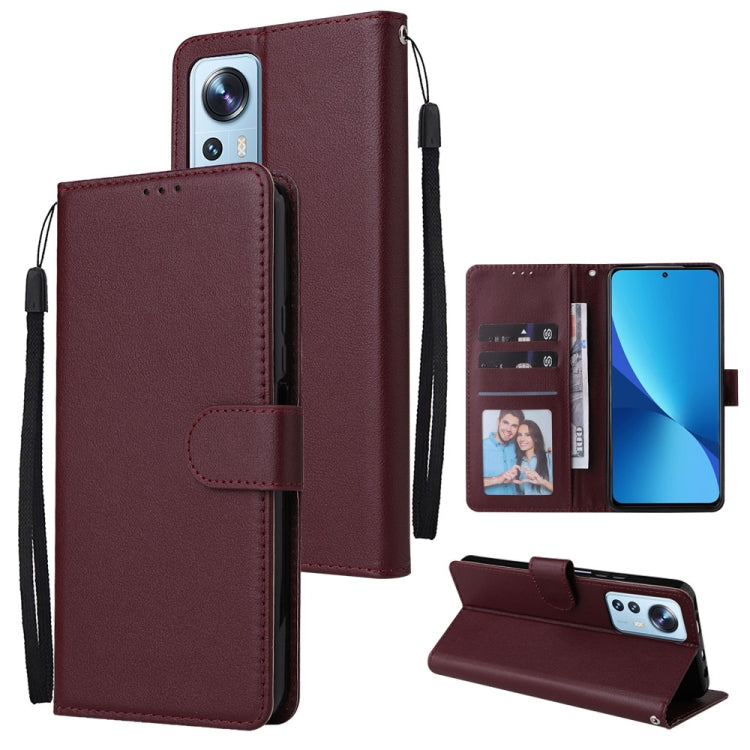 3 Card Slots Multifunctional Leather Phone Case, For Samsung Galaxy A33 5G, For Samsung Galaxy A53 5G, For Samsung Galaxy A73 5G, For Xiaomi 12 Lite, For Xiaomi 12S Ultra