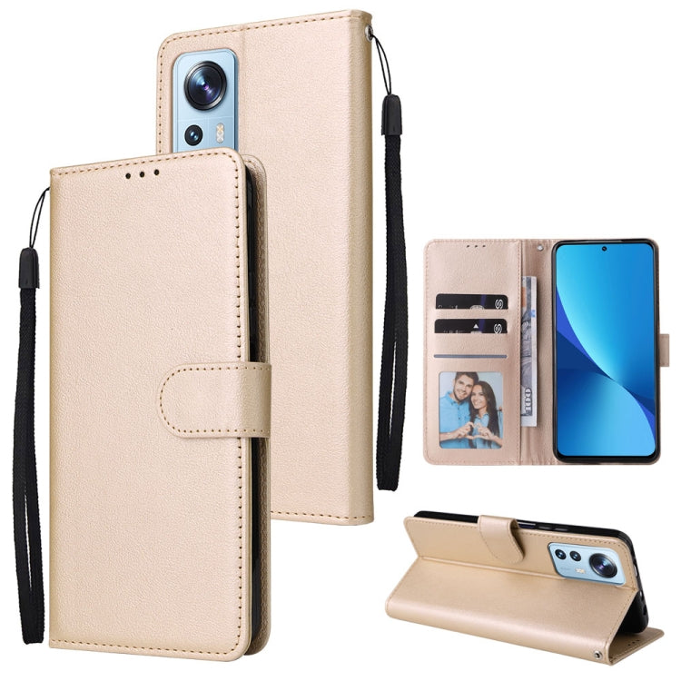 3 Card Slots Multifunctional Leather Phone Case, For Samsung Galaxy A33 5G, For Samsung Galaxy A53 5G, For Samsung Galaxy A73 5G, For Xiaomi 12 Lite, For Xiaomi 12S Ultra