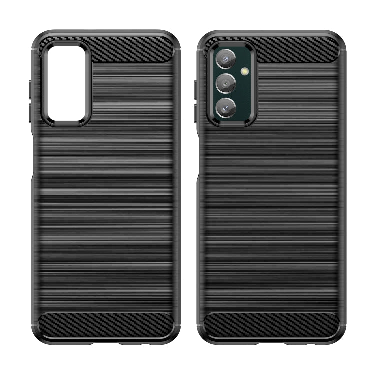Brushed Texture Carbon Fiber TPU Phone Case, For Samsung Galaxy F13, For Samsung Galaxy M13 4G