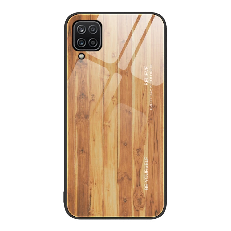 Wood Grain Glass Protective Phone Case, For Samsung Galaxy A12 5G, For Samsung Galaxy A20e, For Samsung Galaxy A52, For Samsung Galaxy A53, For Samsung Galaxy M32, For Samsung Galaxy M52 5G, For Samsung Galaxy S9+, For Samsung Galaxy S10+��������������...