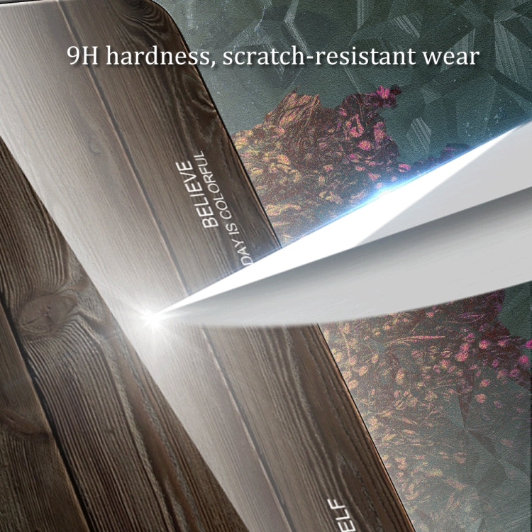 Wood Grain Glass Protective Phone Case, For Samsung Galaxy A12 5G, For Samsung Galaxy A20e, For Samsung Galaxy A52, For Samsung Galaxy A53, For Samsung Galaxy M32, For Samsung Galaxy M52 5G, For Samsung Galaxy S9+, For Samsung Galaxy S10+��������������...