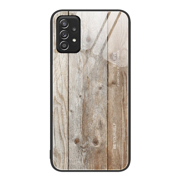 Wood Grain Glass Protective Phone Case, For Samsung Galaxy A12 5G, For Samsung Galaxy A20e, For Samsung Galaxy A52, For Samsung Galaxy A53, For Samsung Galaxy M32, For Samsung Galaxy M52 5G, For Samsung Galaxy S9+, For Samsung Galaxy S10+��������������...