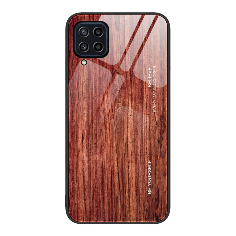 Wood Grain Glass Protective Phone Case, For Samsung Galaxy A12 5G, For Samsung Galaxy A20e, For Samsung Galaxy A52, For Samsung Galaxy A53, For Samsung Galaxy M32, For Samsung Galaxy M52 5G, For Samsung Galaxy S9+, For Samsung Galaxy S10+��������������...