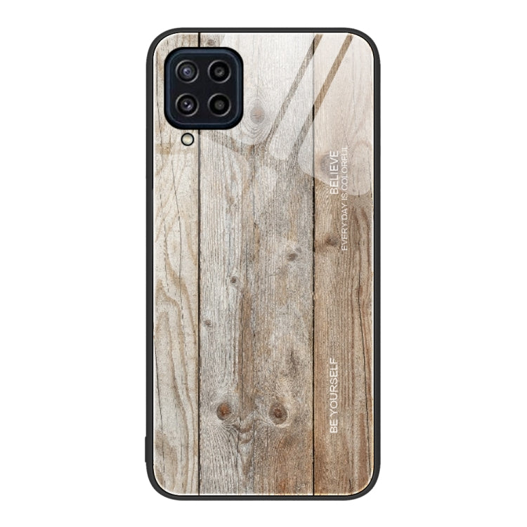 Wood Grain Glass Protective Phone Case, For Samsung Galaxy A12 5G, For Samsung Galaxy A20e, For Samsung Galaxy A52, For Samsung Galaxy A53, For Samsung Galaxy M32, For Samsung Galaxy M52 5G, For Samsung Galaxy S9+, For Samsung Galaxy S10+��������������...