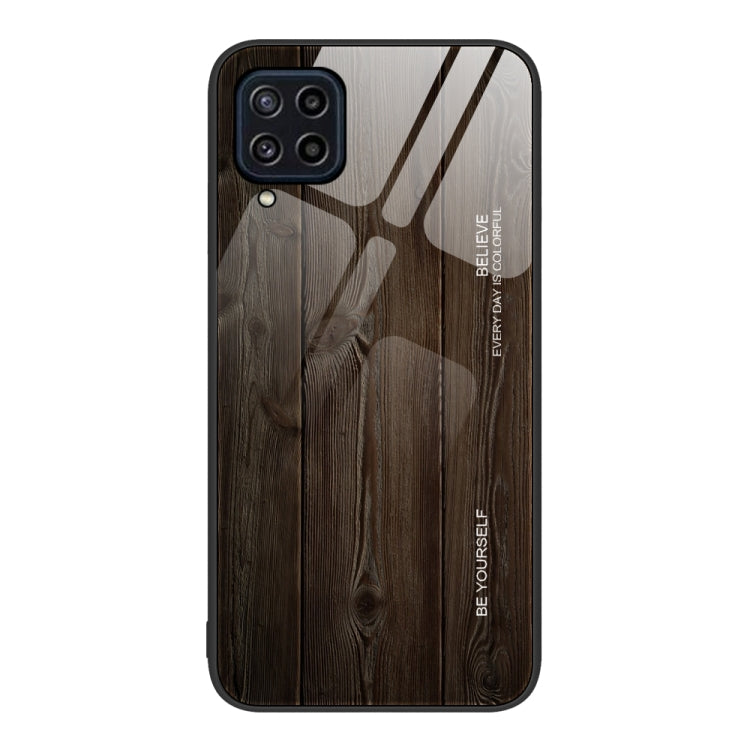 Wood Grain Glass Protective Phone Case, For Samsung Galaxy A12 5G, For Samsung Galaxy A20e, For Samsung Galaxy A52, For Samsung Galaxy A53, For Samsung Galaxy M32, For Samsung Galaxy M52 5G, For Samsung Galaxy S9+, For Samsung Galaxy S10+��������������...
