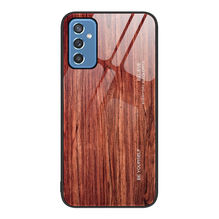 Wood Grain Glass Protective Phone Case, For Samsung Galaxy A12 5G, For Samsung Galaxy A20e, For Samsung Galaxy A52, For Samsung Galaxy A53, For Samsung Galaxy M32, For Samsung Galaxy M52 5G, For Samsung Galaxy S9+, For Samsung Galaxy S10+��������������...