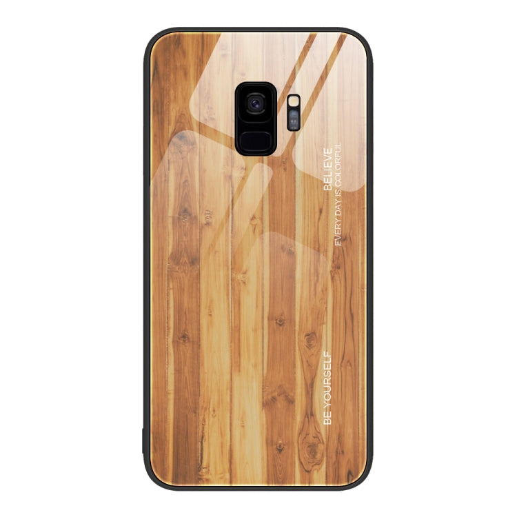 Wood Grain Glass Protective Phone Case, For Samsung Galaxy A12 5G, For Samsung Galaxy A20e, For Samsung Galaxy A52, For Samsung Galaxy A53, For Samsung Galaxy M32, For Samsung Galaxy M52 5G, For Samsung Galaxy S9+, For Samsung Galaxy S10+��������������...