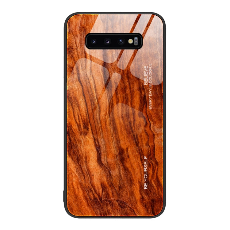 Wood Grain Glass Protective Phone Case, For Samsung Galaxy A12 5G, For Samsung Galaxy A20e, For Samsung Galaxy A52, For Samsung Galaxy A53, For Samsung Galaxy M32, For Samsung Galaxy M52 5G, For Samsung Galaxy S9+, For Samsung Galaxy S10+��������������...