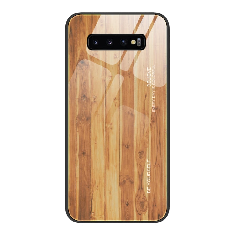Wood Grain Glass Protective Phone Case, For Samsung Galaxy A12 5G, For Samsung Galaxy A20e, For Samsung Galaxy A52, For Samsung Galaxy A53, For Samsung Galaxy M32, For Samsung Galaxy M52 5G, For Samsung Galaxy S9+, For Samsung Galaxy S10+��������������...