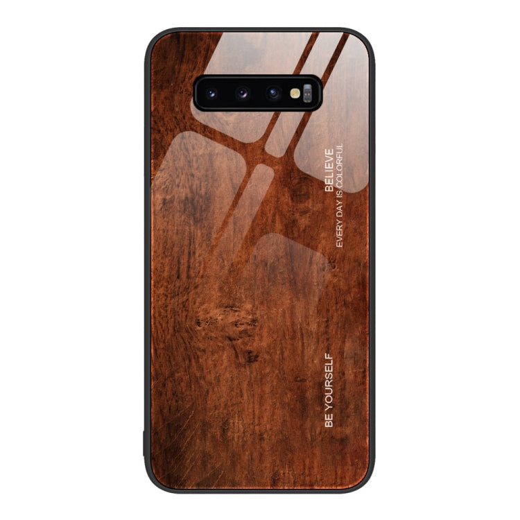 Wood Grain Glass Protective Phone Case, For Samsung Galaxy A12 5G, For Samsung Galaxy A20e, For Samsung Galaxy A52, For Samsung Galaxy A53, For Samsung Galaxy M32, For Samsung Galaxy M52 5G, For Samsung Galaxy S9+, For Samsung Galaxy S10+��������������...