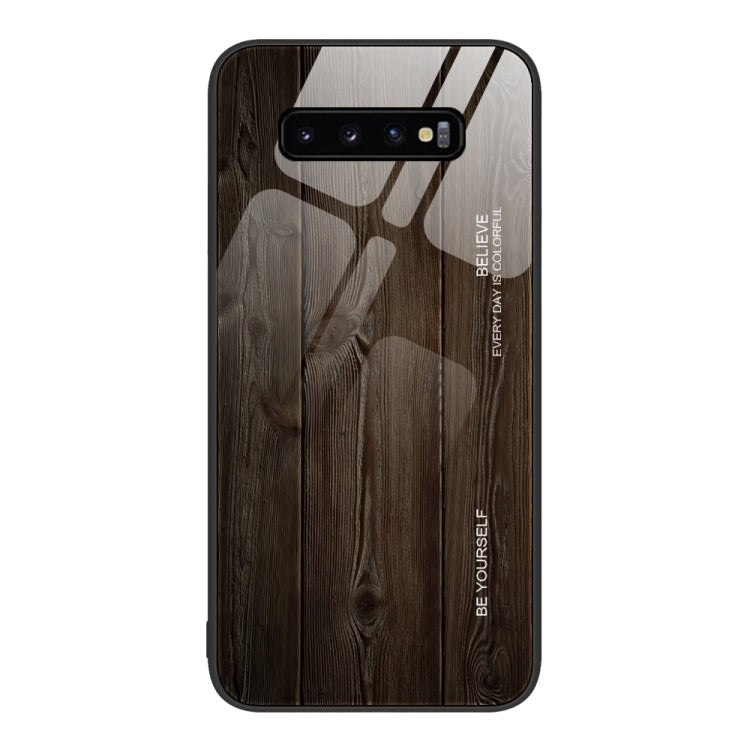 Wood Grain Glass Protective Phone Case, For Samsung Galaxy A12 5G, For Samsung Galaxy A20e, For Samsung Galaxy A52, For Samsung Galaxy A53, For Samsung Galaxy M32, For Samsung Galaxy M52 5G, For Samsung Galaxy S9+, For Samsung Galaxy S10+��������������...
