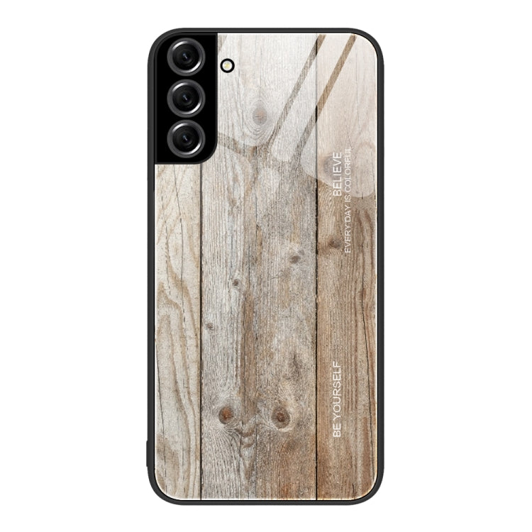 Wood Grain Glass Protective Phone Case, For Samsung Galaxy A12 5G, For Samsung Galaxy A20e, For Samsung Galaxy A52, For Samsung Galaxy A53, For Samsung Galaxy M32, For Samsung Galaxy M52 5G, For Samsung Galaxy S9+, For Samsung Galaxy S10+��������������...