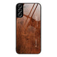 Wood Grain Glass Protective Phone Case, For Samsung Galaxy A12 5G, For Samsung Galaxy A20e, For Samsung Galaxy A52, For Samsung Galaxy A53, For Samsung Galaxy M32, For Samsung Galaxy M52 5G, For Samsung Galaxy S9+, For Samsung Galaxy S10+��������������...