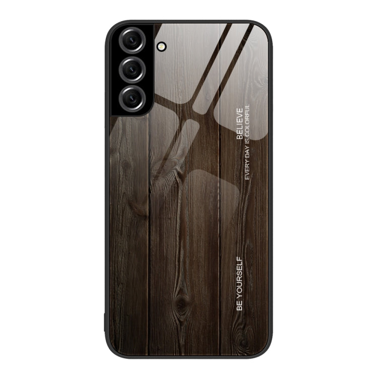 Wood Grain Glass Protective Phone Case, For Samsung Galaxy A12 5G, For Samsung Galaxy A20e, For Samsung Galaxy A52, For Samsung Galaxy A53, For Samsung Galaxy M32, For Samsung Galaxy M52 5G, For Samsung Galaxy S9+, For Samsung Galaxy S10+��������������...