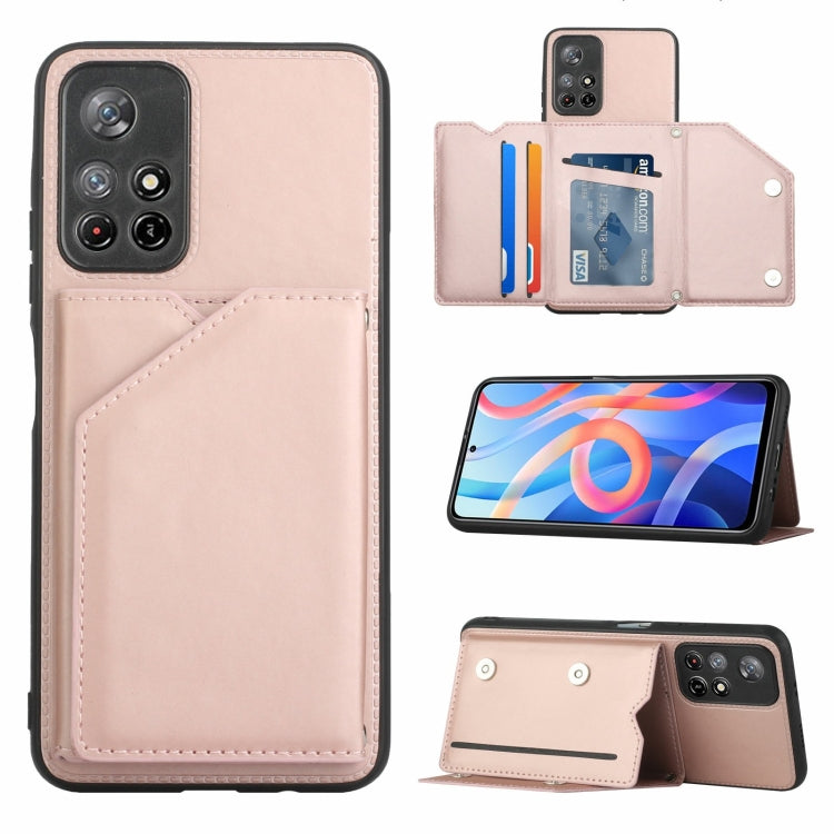 Skin Feel PU + TPU + PC Back Cover Shockproof Case, For Xiaomi Redmi Note 11 5G/Poco M4 Pro 5G, For Samsung Galaxy A13 4G