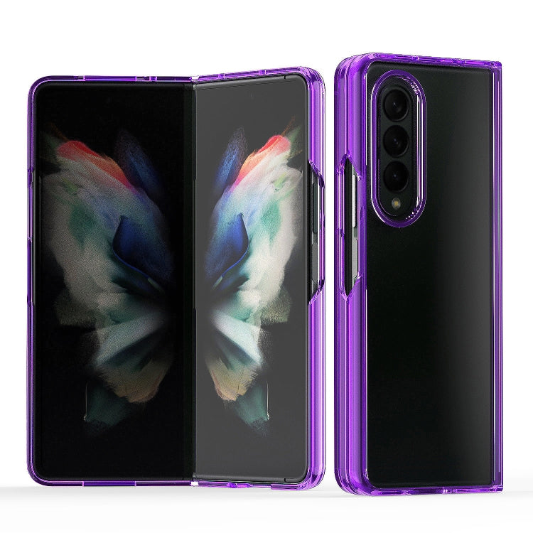 Acrylic + TPU Transparent Protective Phone Case, For Samsung Galaxy Z Fold4, For Samsung Galaxy Z Flip3 5G, For Samsung Galaxy Z Flip4, For Samsung Galaxy Z Fold3 5G