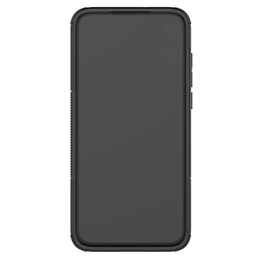 Tire Texture Shockproof TPU+PC Protective Case with Holder