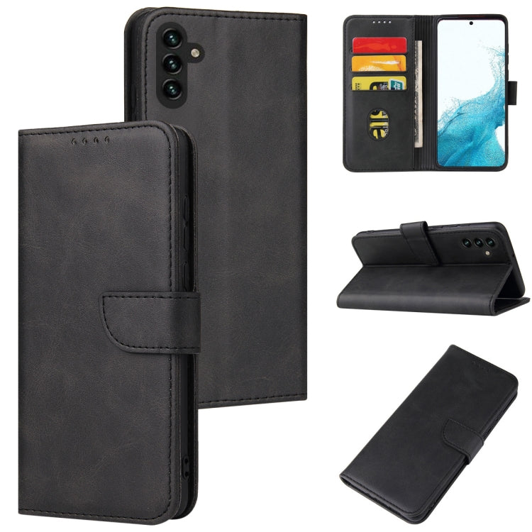 Calf Texture Buckle Flip Leather Phone Case, For Samsung Galaxy A03s, For Samsung Galaxy A13 5G, For Samsung Galaxy A33 5G, For Samsung Galaxy A53 5G, For Samsung Galaxy A73 5G, For Samsung Galaxy S22 5G, For Samsung Galaxy S22 Ultra 5G