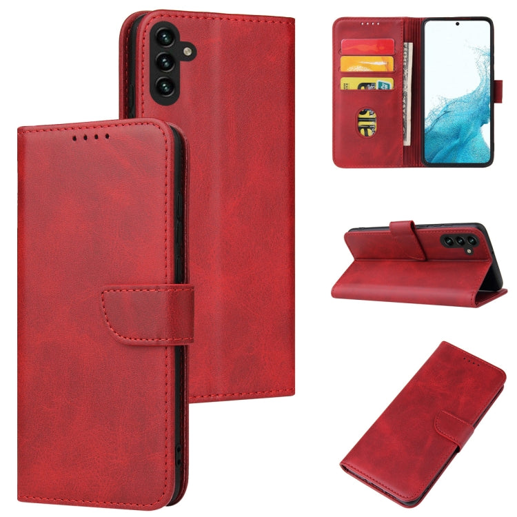 Calf Texture Buckle Flip Leather Phone Case, For Samsung Galaxy A03s, For Samsung Galaxy A13 5G, For Samsung Galaxy A33 5G, For Samsung Galaxy A53 5G, For Samsung Galaxy A73 5G, For Samsung Galaxy S22 5G, For Samsung Galaxy S22 Ultra 5G
