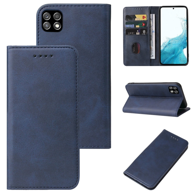 Calf Texture Magnetic Flip Leather Phone Case, For Samsung Galaxy A03s, For Samsung Galaxy A13 5G, For Samsung Galaxy A22 5G, For Samsung Galaxy A33 5G, For Samsung Galaxy A82 5G, For Samsung Galaxy S22 5G, For Samsung Galaxy S22+ 5G�������������������...