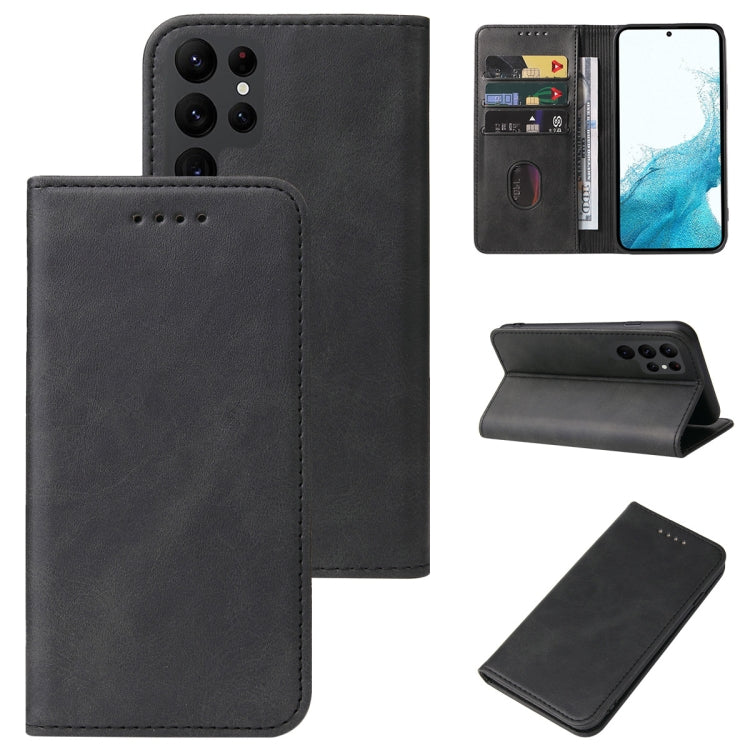 Calf Texture Magnetic Flip Leather Phone Case, For Samsung Galaxy A03s, For Samsung Galaxy A13 5G, For Samsung Galaxy A22 5G, For Samsung Galaxy A33 5G, For Samsung Galaxy A82 5G, For Samsung Galaxy S22 5G, For Samsung Galaxy S22+ 5G�������������������...