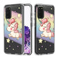 2 In 1 PC + TPU Card Pattern Transparent Protective Case, For Galaxy A01, For Galaxy A21, For Galaxy S20, For Galaxy S20+, For Galaxy S20 Ultra