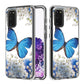 2 In 1 PC + TPU Card Pattern Transparent Protective Case, For Galaxy A01, For Galaxy A21, For Galaxy S20, For Galaxy S20+, For Galaxy S20 Ultra